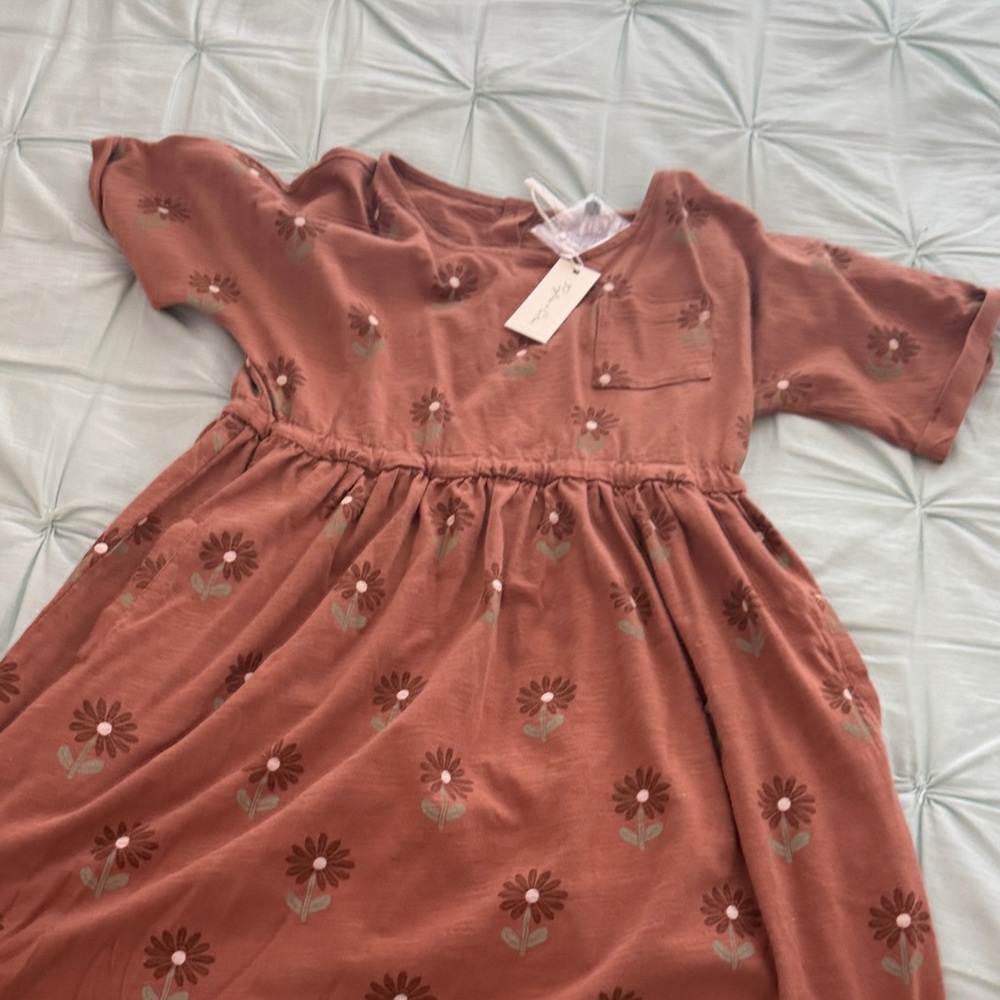 Rylee + Cru Floral Brown Top